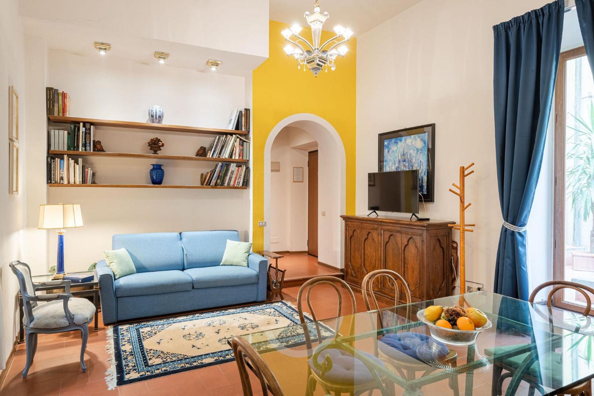 Signoria Apartment With Patio 佛罗伦萨 外观 照片